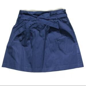 THEORY Navy Blue Paperbag Waist Skirt,‎ USA MADE!
